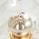 Kerosene lamp decorative transparent 9x9x18 cm risalux