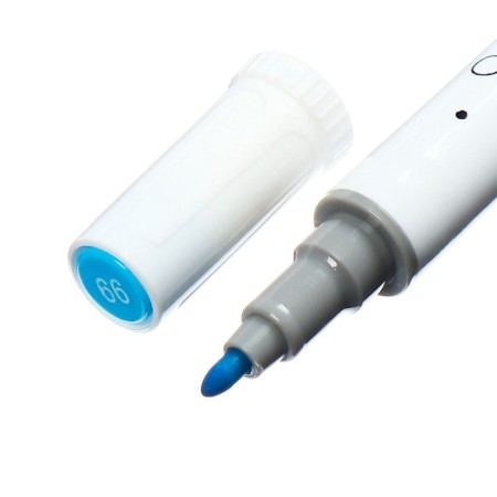 A set of markers, bilateral, cysteres/bulletvid tips, 12 colors, in a plastic tube-5