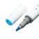 A set of markers, bilateral, cysteres/bulletvid tips, 12 colors, in a plastic tube