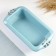 Baking capacity "Rectangular meal" 1l / 6.5x27x14.5cm, blues