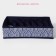 Organizer for storing linen of the Dolyan "Wave", 7 departments, 34 × 30 × 8 cm, blue color
