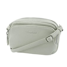 Female bag, artificial leather, cream 20x7x14 cm