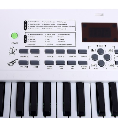 Synthesizer "Musical World", 61 key, with a microphone and adapter-3