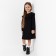 Dress with ruffles KAFTAN "BASIC Line" R.32 (110-116), black