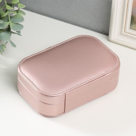 Casket to the leatherette for jewelry "Emory" pink neon 15x10x4.5 cm-3