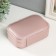 Casket to the leatherette for jewelry "Emory" pink neon 15x10x4.5 cm