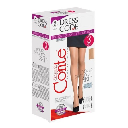 Women's tights Dress Code, size 2, color Beige-3
