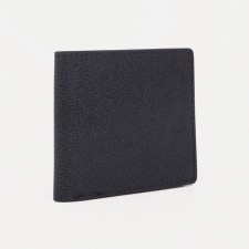 Male purse without fastening, black color