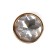 Handle button Cappio PK112, D = 30 mm, plastic, color gold