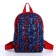 Baby backpack on lightning, blue color