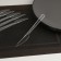 Plastic disposable knife "premium", 18 cm, transparent color, set of 6 pcs/pc.