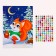 Application with rhinestones for the New Year for children "Squirrel", A6, New Year's set for creativity