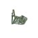 Plastic muzzle No. 6, 31 cm (German shepherd), khaki/camouflage