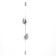 Jungle E14 2x40W tensioning floor lamp