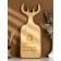 Author ADELICA "Love Loves", 15 × 44 × 2.2 cm, a whole array of cedar