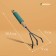 Greengo looser, length 30.5 cm, 3 teeth, wooden handle with foam