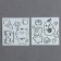 Engraving "World of Anime" with a color effect, 100 pcs, 8 x 8 cm