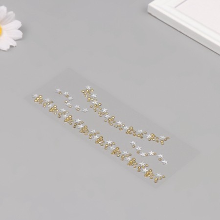 Sticker Plastic Rhocker "Choker from Stars" gold 11.6x18 cm-2