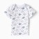 Children's T -shirt, white color/elephants, height 74