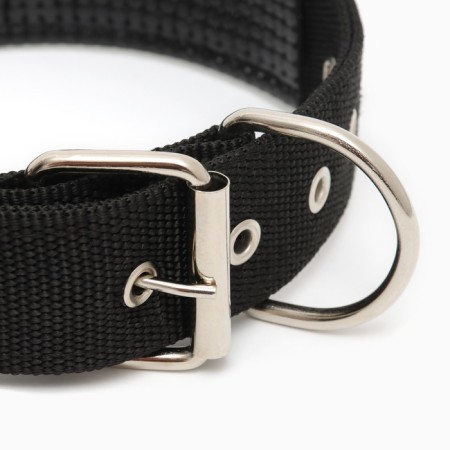 Collar "Comfort" Combined, 60 x 4 cm, Osh 45-55 cm, black-2