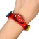Silicone Bracelet with interchangeable jibitsami, 3 jibits included, cars