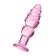 Anal sleeve Sexus Glass, Glass, Pink, 13.5 cm, D = 4 cm