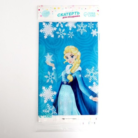 The single tablecloth "Wizard", 137 × 180 cm, blue-5