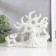 Souvenir ceramics "Three elephants under the tree" White 15.5x20x7.5 cm