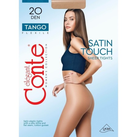 Female tights Conte Elegant Tango, 20 den, size 2, color Bianco-3