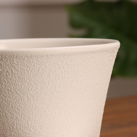 Flower pot "Siena" white 0.8 liters-2