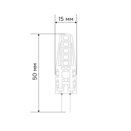JC-Silicon G4 Capsular Lamp 12V 2W 2700K Warm Light (Silicon) Rexant-1