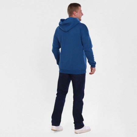 Male sweatshirt was formed, indigo color, size 54-2