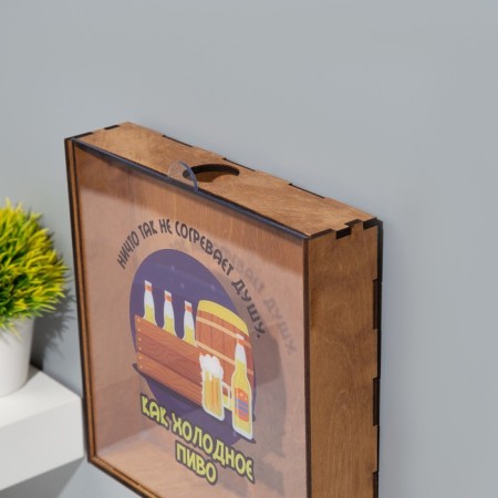 Pig a piggy bank for beer covers "Cold beer" 24.5x23x5 cm-2