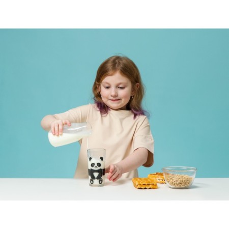 A high glass for milk "Panda", 230 ml-8