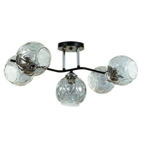 Sylvia chandelier 5he27 40w Black 67x26 cm Bayerlux