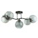 Sylvia chandelier 5he27 40w Black 67x26 cm Bayerlux