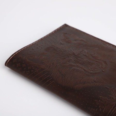 Passport cover, brown color-3