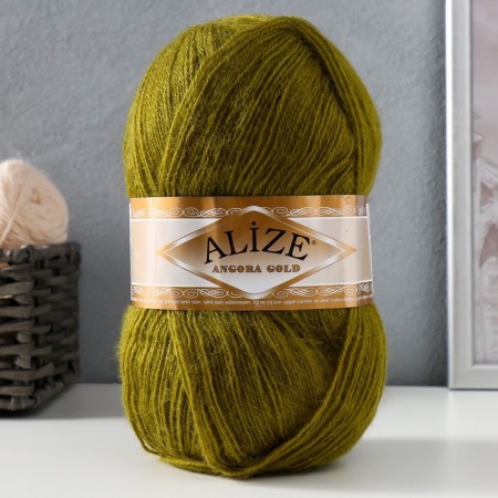 Yarn "Angora Gold" 20% wool, 80% acrylic 550m/100g (758)