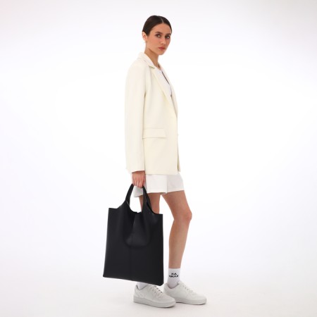 Female bag Textura, chover, large size, black color-7