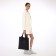 Female bag Textura, chover, large size, black color