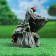 Garden figure "Lesovichok No. 3" Gray 21x16x19cm
