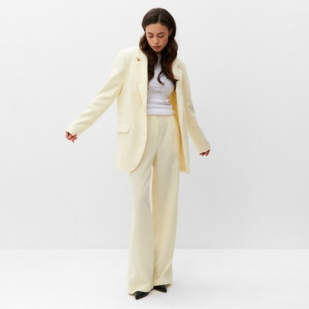 Women's pants Mist Velvet, p. M milk-4