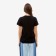 Women's T-shirt Basic Line Black Black, Rr. 54