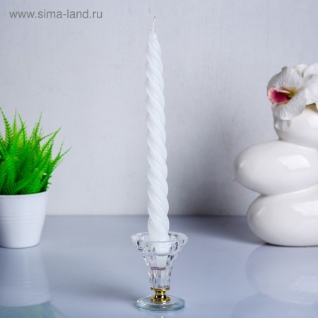 Candles twisted, 2.3x 24.5 cm, 5 hours, 50 g, multi -colored-4