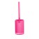 Gaudy toilet brush, pink color