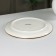 Porcelain dining plate Magistro "Cerera", d = 20 cm, brown color