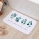 Bathroom mat Ethel Eucalypt, 80x50 cm, velor
