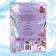 Reusable stickers of dressing “Fantasy chan”, A5, anime