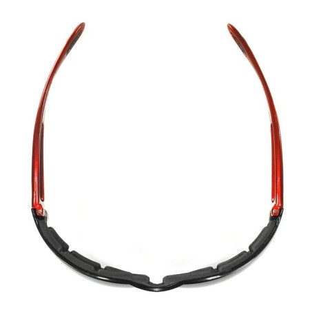 Shield II glasses red with smoky lenses-4