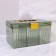 Organizer for storing cosmetic supplies "Light", a chest with a lid, removable partitions, 21.5 × 12 × 12 cm, color mix